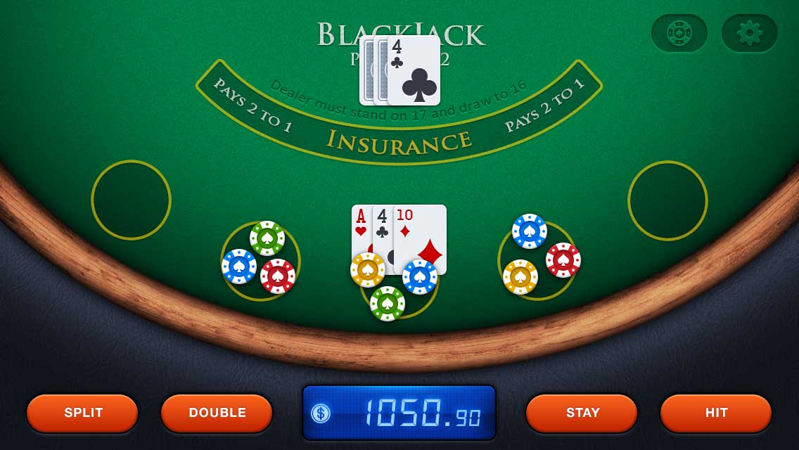 Jeu de machines à sous Blackjack au casino Banzai