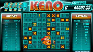 Jeu de machines à sous Keno au casino Banzai